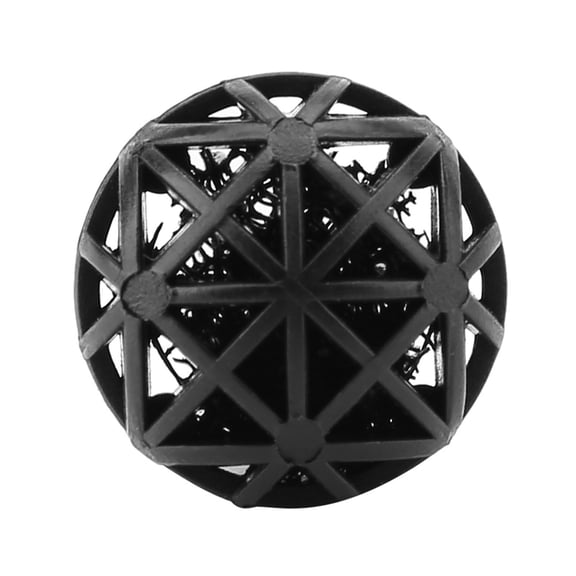 NFTIGB 50Pcs Bio Porous Filter Biochemical Ball with Cotton Aquarium Pond Filter Material 26mm (1.02 in) Fish Tank Filter Media