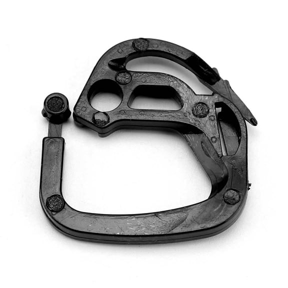 NFTIGB 50Pcs Heavy Duty Shade Net Clips for Greenhouse Garden Trellis Mesh Netting Hook Black Plant Support Clips 1.18 inches / 3 cm UV Resistant Fastener Clamps