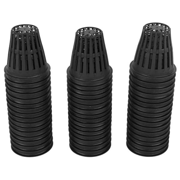 NFTIGB 50Pcs Hydroponics Cups Lightweight Economy Net Pots 2 Inch / 5.08 cm Plastic Net Cups Slotted Mesh Plant Containers for Indoor Outdoor Garden
