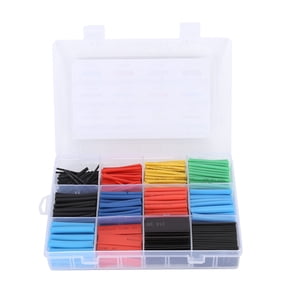 NFTIGB 560 Pcs Heat Shrink Tube Kit, Colorful Wire Shrink Wrap Tubing, Flame Retardant Insulated Cable Cover Sleeve Set for Home Electrical Repair & Line Decor, Includes Plastic Box, 6.8 oz / 192 g