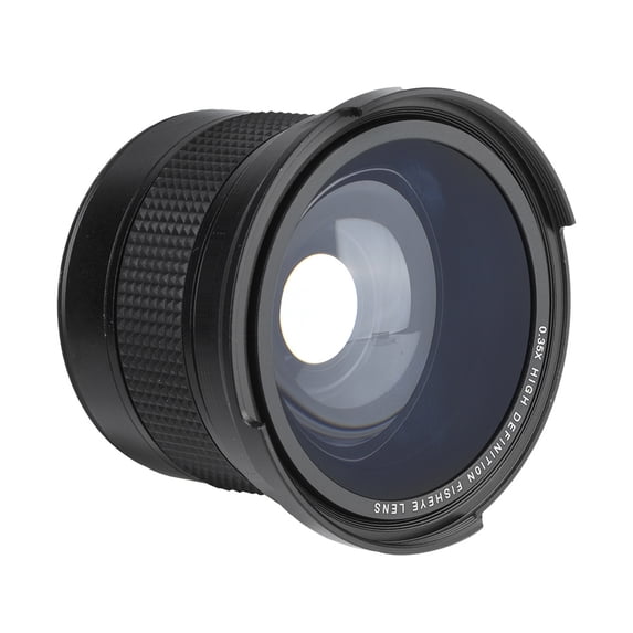 NFTIGB 58MM 0.35X Fisheye Super Wide Angle Lens for SLR DSLR Camera Black High Definition Metal Body Photography Equipment 3.0 inches / 7.5 cm