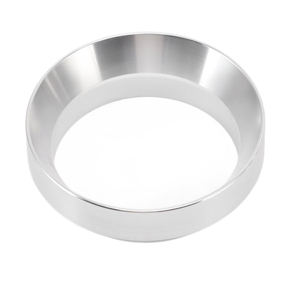 NFTIGB 58mm Coffee Dosing Funnel Magnetic Aluminium Alloy Espresso Powder Dosing Ring Coffee Powder Catching Ring for Italian Espresso Machine Portafilter Cafe Home Silver, 2.3 inches / 58 mm