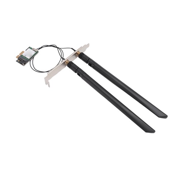NFTIGB 5G Network Card 2.4G 5G 867Mbps Dual Band PCIEx1 Interface BT4.0 Plug and Play PCIe WiFi Adapter Card for Win System PC Detachable Antenna
