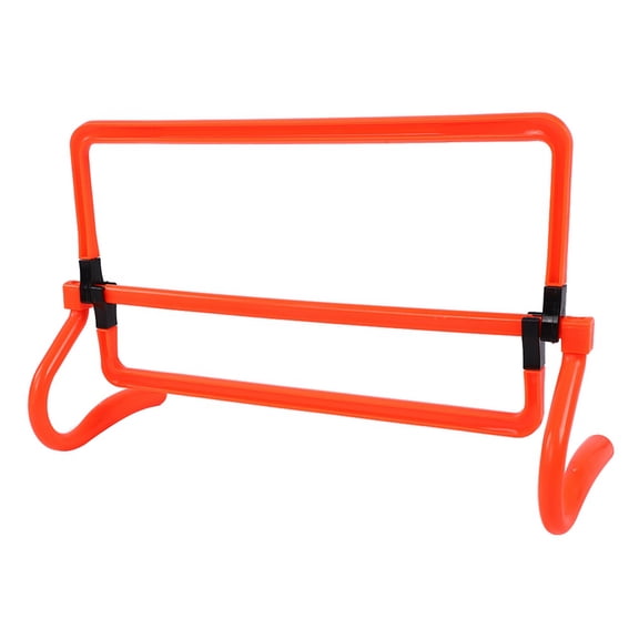 NFTIGB 5Pcs Adjustable Soccer Training Hurdles Football Agility Speed Equipment Foldable Orange