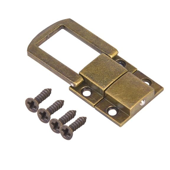 NFTIGB 5Pcs Large Turn Lock Snap Fasteners Cyan Bronze Zinc Alloy Hardware Hasp Luggage Bag Buckle Locking Accessories (1.2 inches / 31 mm)