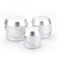 thumbnail image 1 of NFTIGB 6 Piece Outdoor Camping Pot and Pan Set Aluminum Lightweight Hanging Cookware with Folding Handles Frying Pans For Backpacking Hiking Picnic Traveling (8.27 inches / 21 cm), 1 of 1