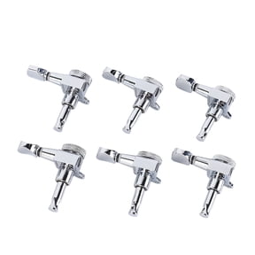 NFTIGB 6 Pieces Electric Guitar Tuning Peg with Lock Metal Accurate Tuning Keys Guitar Locking Tuners Replacement Parts Set Zinc Alloy 15cm / 5.9in