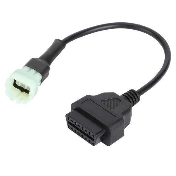 NFTIGB 6 Pin to 16 Pin OBD2 Adapter Cable for KTM Motorcycle Engine Fault Diagnosis Scanner Detector, 15 inches / 38.1 cm