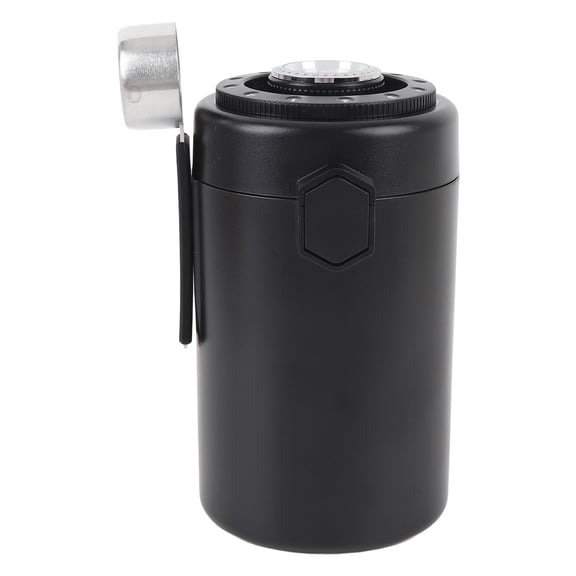 NFTIGB 600ML Airtight Coffee Canister, 304 Stainless Steel Bean Storage Container with Humidity Monitoring System for Tea, Cereal, and Dry Food (5.9 in / 15 cm)