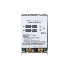 NFTIGB 600W MPPT Solar Charge Controller Boost Regulator LED Display High Efficiency for 24V 36V 48V 60V 72V Multiple Battery Golf Cart Electric Vehicles 4.7 x 3.1 x 1.2 inches / 12 x 8 x 3 cm