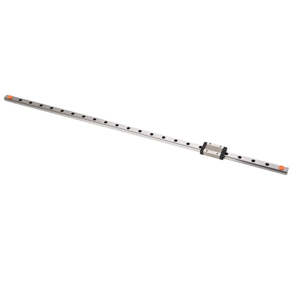 NFTIGB 600mm / 23.6 in Linear Motion Guide Rail Steel High Load Bearing Precise Positioning Low Friction Slider