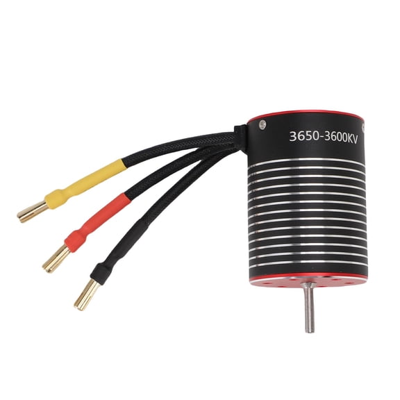 NFTIGB 60A Brushless ESC 5.8V/3A BEC with 3650 Motor 3600KV Combo Set for 1/10 RC Car Replacement Parts (8.27 in / 21 cm)
