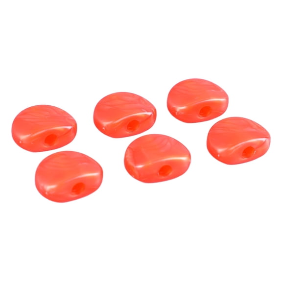 NFTIGB 6Pcs Electric Guitar Tuning Peg Key Button Semicircle Shape Folk Classical Guitar Tuning Peg Handle Red Color (3.15 inches / 8 cm)