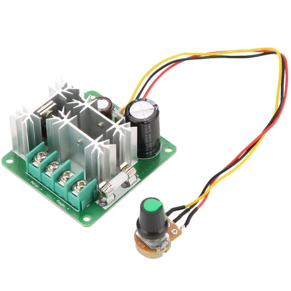 NFTIGB 6V-90V 15A DC Motor Speed Control PWM Controller for PLC, High Stability 0.01-1000W Industrial Motor Regulator Drive Switch, Compact Pulse Width Modulator Device (7.00 x 7.00 x 3.00 Inches)