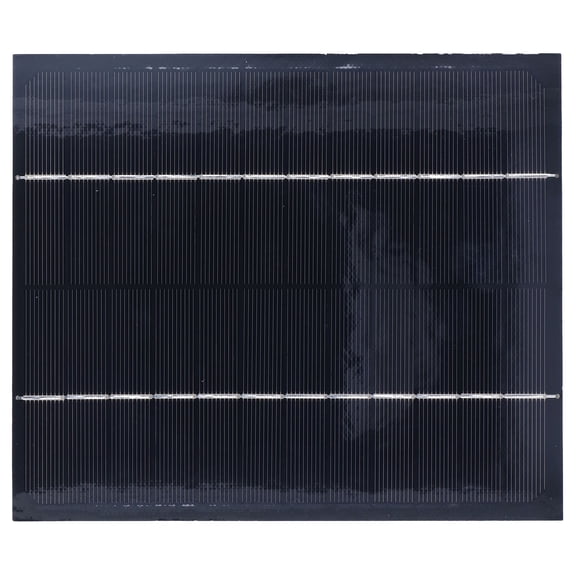 NFTIGB 6W 12V Polysilicon DIY Solar Panel, Waterproof Rectangular Module for Toys, Lights, and Scientific Projects, 6.7 x 7.9 inches / 17 x 20 cm, Black
