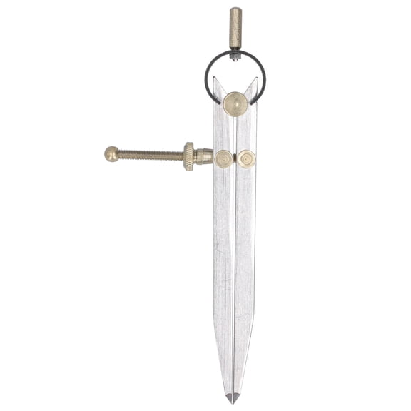 NFTIGB 6in Spacing Gauge Adjustable Wing Divider Leather Craft Drawing Compasses Woodworking Tools For Measuring Distance Carbon Steel Brass Calipers