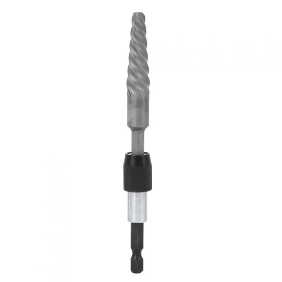 NFTIGB 6pcs Broken Screw Extractor Hex Shank Coarse Teeth Damaged Bolts Removal Tool Easy Out Set (Approx. 2.4 inches / 60 mm)