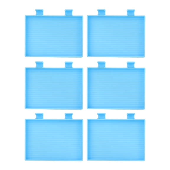 NFTIGB 6pcs Rhinestone Storage Trays Bead Sorting Container DIY Diamond Art Painting Accessories (4.33 inches / 11 cm)