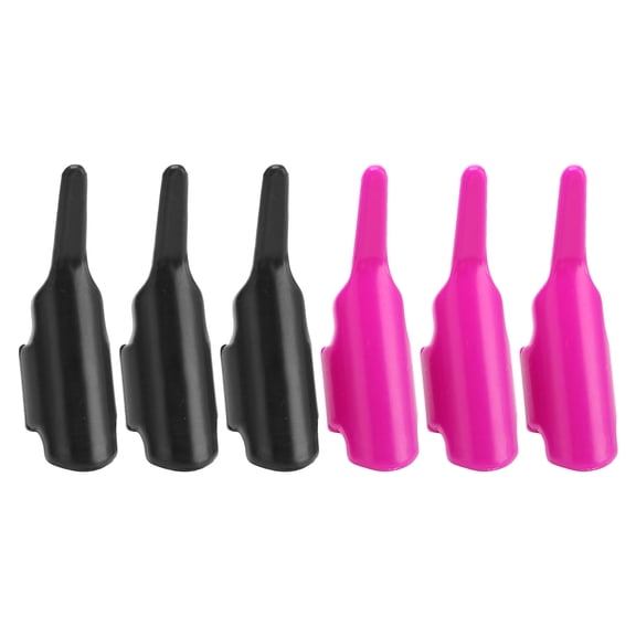 NFTIGB 6pcs Sewing Fingerthing Pusher Adjustable Safe Accurate Thread Controller for All Ironing Station Black Purple 5.9 inches / 15 cm