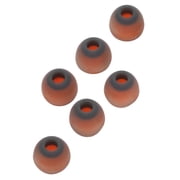 NFTIGB 6pcs Silicone Memory Foam Ear Tips Replacement Set, Sound Isolation Eartips for 4.5mm-6.0mm Inner Hole Earphones, 3 Pairs S/M/L, Noise Cancelling Earplugs, Black