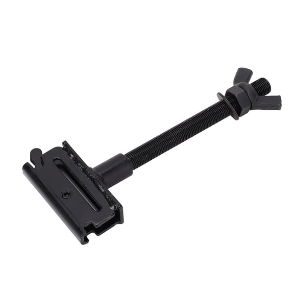 NFTIGB 7-Inch E-Track Spare Tire Holder Mount Zinc Galvanized Steel Trailer Wheel Carrier Bracket for Enclosed Trailers Trucks Semis Garages Motorcycles Black Finish Easy Installation