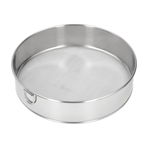 NFTIGB 8 Inch / 20.3 cm Round Sifter 80 Mesh Large Size Silver Titanium Plated Anti Stick Coated Stainless Steel Flour Sieve for Powdered Sugar Cocoa Powder Baking Tool