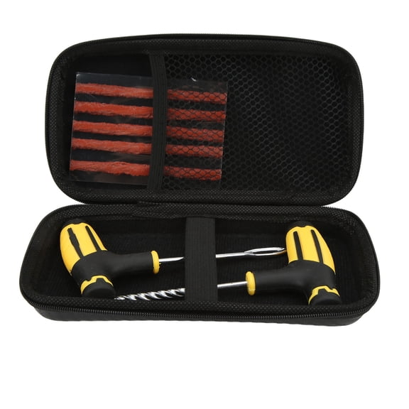 NFTIGB 8-Piece Tire Repair Tools Kit Fast Portable Practical Hand Operated Professional Accessories for Car Bike Motorcycle (8.27 inches / 21 cm)