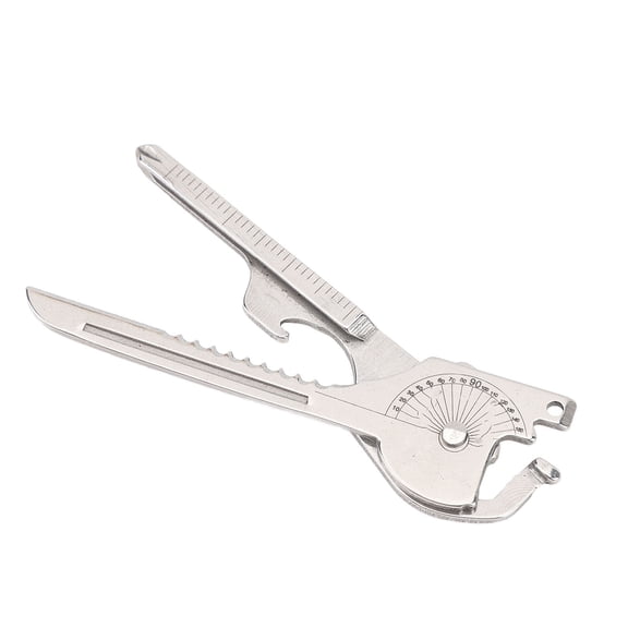 NFTIGB 8-in-1 Keychain Multitool, Stainless Steel Pocket Screwdriver & Bottle Opener, Portable Emergency Tool for Camping & Everyday Carry (2.76 inches / 7.00 cm Length, 0.53 oz / 15 g)