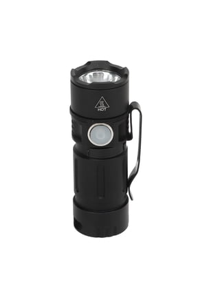 800 Lumens Mini Flashlight, Small Pocket EDC Light, USB Rechargeable Keychain Flashlight for Night Searching Camping Hiking, IPX5 Water-Resistant (Battery Not Included)