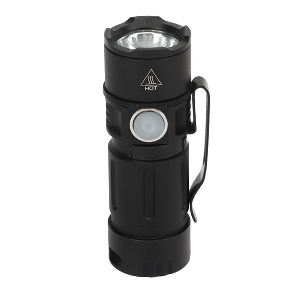NFTIGB 800 Lumens Mini Flashlight, Small Pocket EDC Light, USB Rechargeable Keychain Flashlight for Night Searching Camping Hiking, IPX5 Water-Resistant (Battery Not Included)