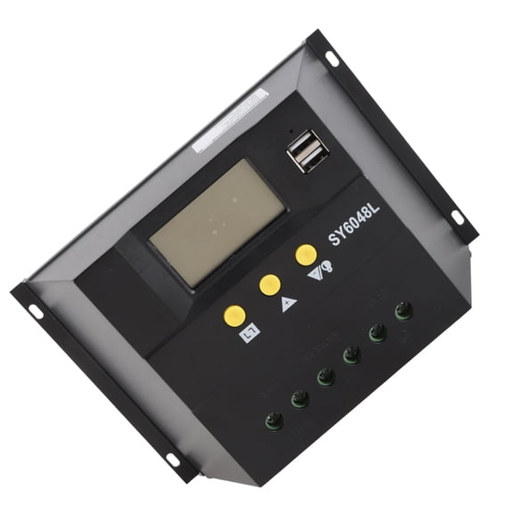 NFTIGB 80A DC 12V/24V PWM Solar Charge Controller Battery Charger Regulator 720W/1440W (7.4 x 5.2 inches / 18.9 x 13.2 cm)