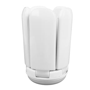 NFTIGB 80W LED Deformable 5 Panels Garage Light Mini Folding 5 Blade Lamp Adjustable Ceiling Fixture for Workshop Warehouse Basement 15.7in / 40cm Multi-Color