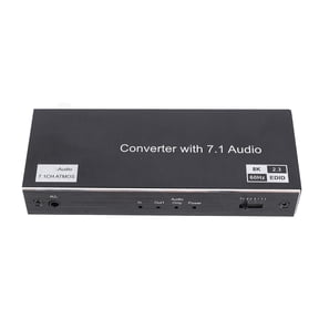 NFTIGB 8K 3D HD Display Interface Splitter 40Gbps 1 in 2 Out Audio Video Aluminum Alloy Box for HDTV STB DVD Projector PS3 Dual Monitors US Plug - Premium Resolution Support