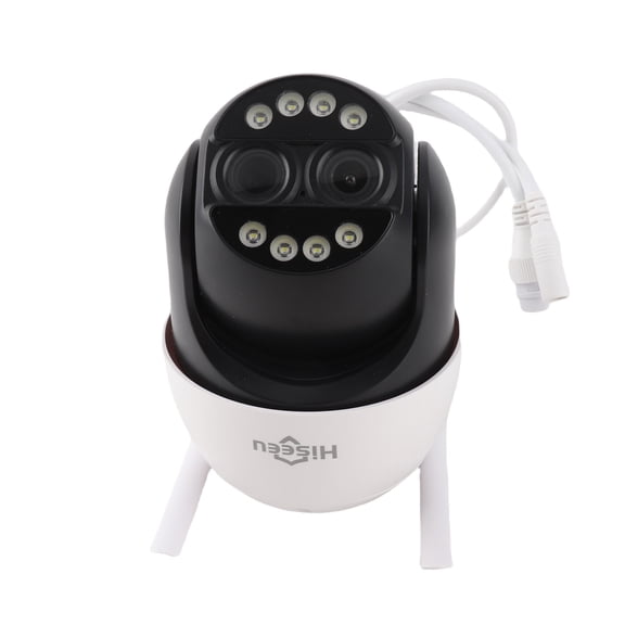 NFTIGB 8MP Wireless Monitoring Camera Dual Lens Wall Mount Smart WiFi Camera IP66 2 Way Talk Motion Detection Dual Lens Design Outdoor Security Surveillance Camera 10 Inches / 25.4 cm