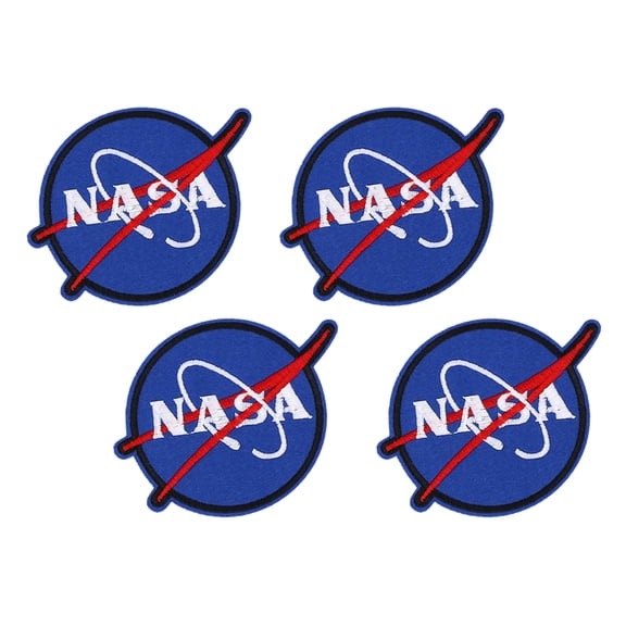 NFTIGB 8Pcs NASA Style Embroidered Patches for Clothing Appliques Sewing Decoration DIY Crafts Space Theme Jacket Backpack Hat Fabric Embellishment Premium Cotton Applique Set Accessories