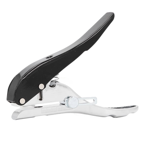 NFTIGB 8mm / 0.31 inches Hole Punching Pliers Edge Band Puncher Tool. Includes 5 Countersunk Drill Bits for Card, Hard Film, Thin Wood. Durable Aluminum and Zinc Alloy.