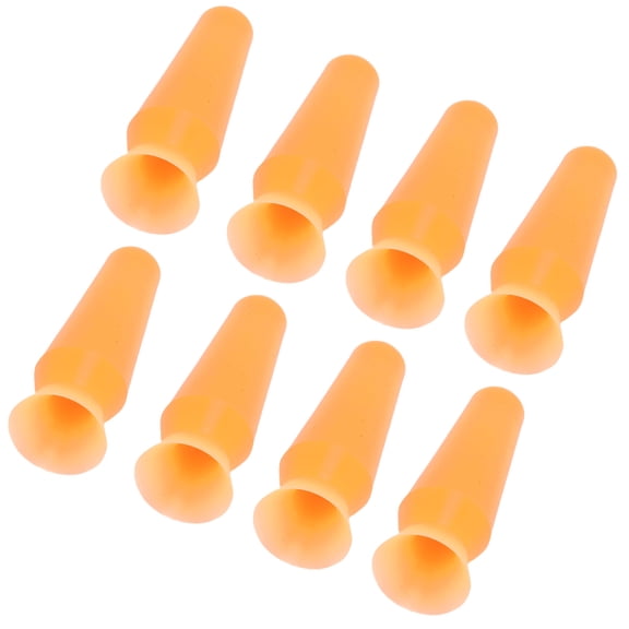 NFTIGB 8pcs Scleral Lens Inserter Tool Ventless Applicator Soft Silicone Contact Lens Remover with Individual Storage Containers for Safe Handling 10 inches / 25.4 cm