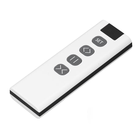 NFTIGB 9-Channel Curtain Remote Control Switch Intelligent Automatic Opener Closer, Sensitive Capacitive Touch, ABS Material, 4.33 Inches / 11 cm Length, Electrical Smart Home Accessory