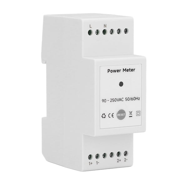 NFTIGB 90-250VAC Smart Energy Meter WiFi Single Phase Electricity Monitoring Meter with 2 200A Split Type Current Transformers