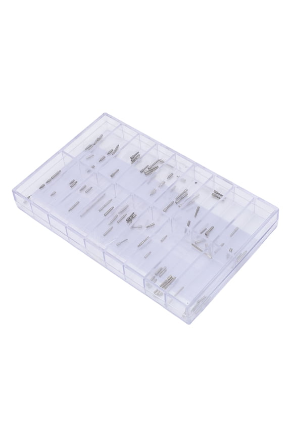 90 Pieces Stainless Steel Watch Stem Extender Kit Winding Extension Pole Set with Storage Box for Men and Women Watches Repair Replacement Tool Accessories (4.72 inches / 12 cm)