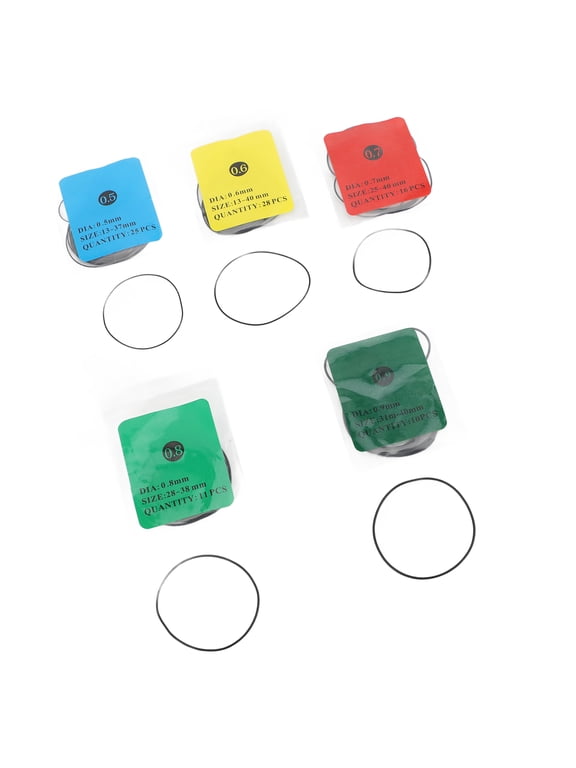 90pcs Watch Back Water Resistant O Rings Back Cover Seals Rubber Gaskets Replacement Kit For Watchmakers And Repairers Professional Maintenance Tool Accessories