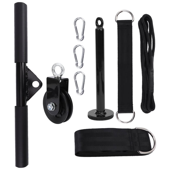 NFTIGB 9Pcs/Set DIY Fitness Equipment Set Loading Pin Pull Triceps Training Pulldown Pulley Home Gym Workout Machine Attachment