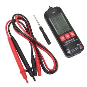 NFTIGB A1 Digital Multimeter Voltage Tester, Dual Mode Smart Handheld Voltmeter, Measures AC/DC 500V, Resistance, Frequency, Electrical Tool with Test Leads, Lightweight ABS Material, Black
