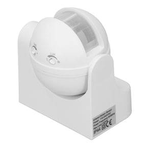 NFTIGB AC110-240V Outdoor Infrared Motion Sensor Switch Waterproof Dustproof PIR Detector Intelligent Control White ABS Housing 12m Range 14 cm / 5.51 inches