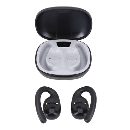 NFTIGB AI Language Translation Earbuds 144 Languages Translator Device Bluetooth Headset Built-in Battery Stereo Sound Ear Hook for Business Travel and Learning[cite: 1]
