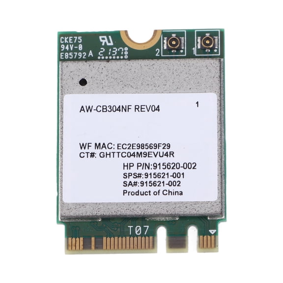 NFTIGB AW-CB304NF RTL8821CE M.2 NGFF Network Card 433Mbps Dual-Band Wireless PCIe Wi-Fi Adapter with Bluetooth 4.2 Support for Windows 7 8 10 PC Desktop Laptop Upgrade (6.0 inches / 15.2 cm)