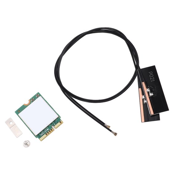 NFTIGB AX201NGW WiFi 6 Wireless Network Card M.2 Interface 2.4Ghz 5Ghz 3000Mbps BT 5.0 Adapter for Windows 10 11 Desktop PC with Built-in Antenna Design (5.91 inches / 15.0 cm Length)