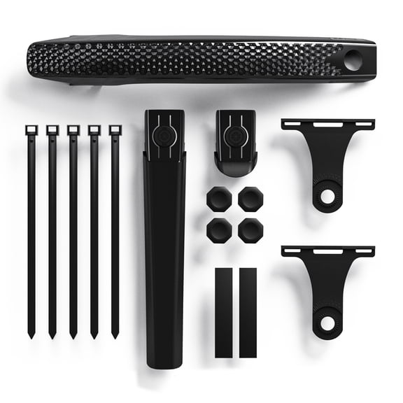 NFTIGB Adjustable Bicycle Mudguard Set Mountain Bike Front Rear Mudguard for Road Bikes, 13.78 inches / 35 cm