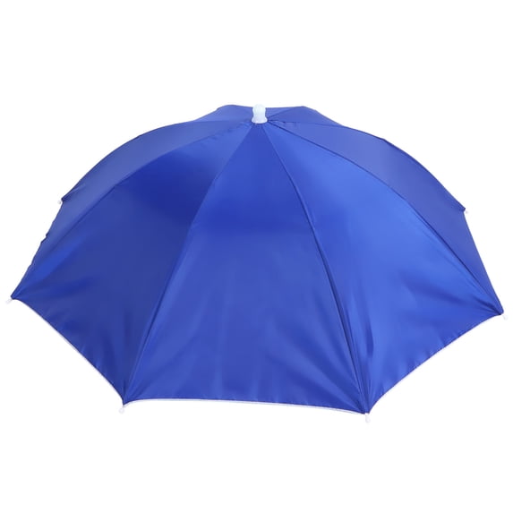 NFTIGB Adult Umbrella Hat Waterproof Foldable Sun Hat Headwear for Outdoor Fishing Hiking Dark Blue 109g / 3.8oz 27.2 inches / 69 cm