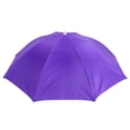 thumbnail image 1 of NFTIGB Adult Umbrella Hat Waterproof Foldable Sun Hat Headwear for Outdoor Fishing Hiking Purple 109g / 3.8oz 27.2 inches / 69 cm, 1 of 9
